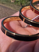 18k plated medium Miu branded hoops #41 #42