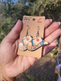 Cowboy sombrero wood dangels #263 #264 #265 #266