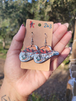 Cowboy sombrero wood dangels #263 #264 #265 #266