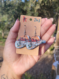 Cowboy sombrero wood dangels #263 #264 #265 #266