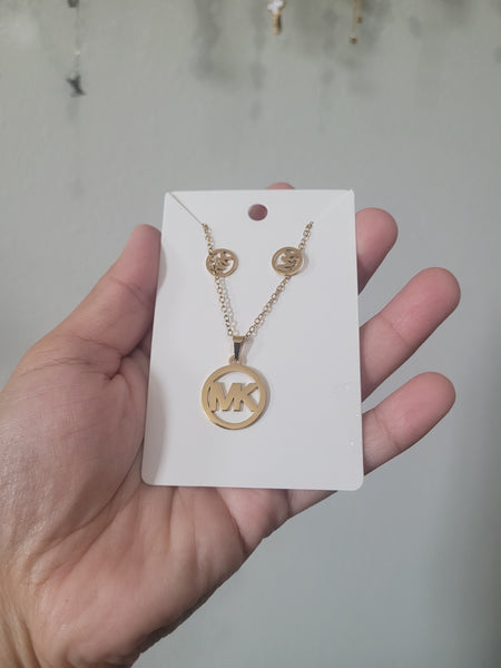 Michael 18k plated set