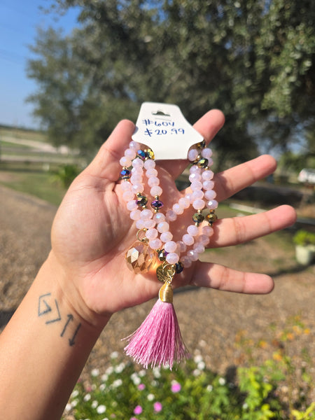 14k plated tiff 3pc bracelet set #604