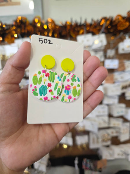 Cactus polyclay drops #502