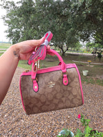Co speed mini bag with strap NO BOX (PINK & BROWN)