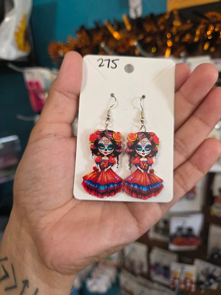 Catrina acrylic dangels #275