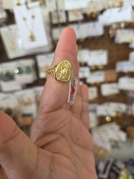 14k plated virgen ONE SIZE ring