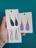 Oil painted teardrops