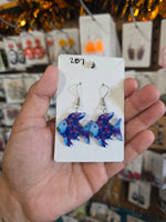 Rainbow fish acrylic dangels #287