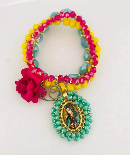 Virgen bracelet set